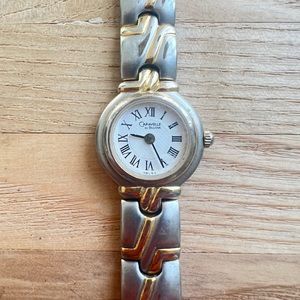 Caravelle by Bulova ladies two toned dress watch NEW BATTERY